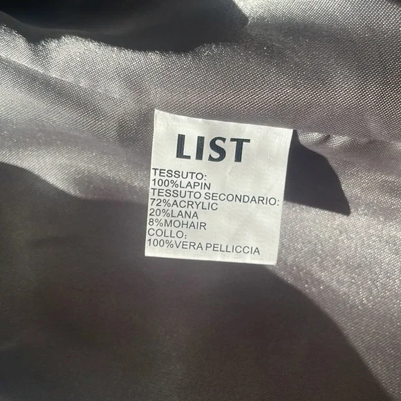 Grey Fur Knit Designer Jacket - Picture 9 of 10